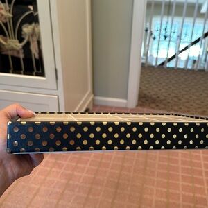 Black and gold jewelry organizer